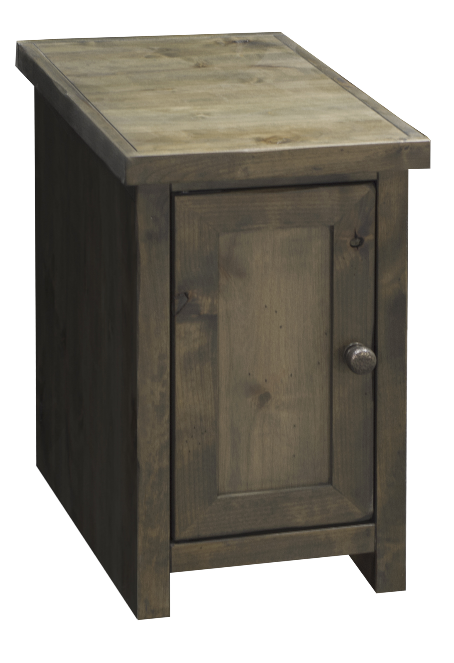 Side table best sale with door
